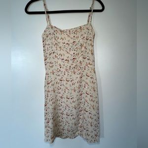 Reformation cream floral dress size 4